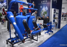 Filter systems at the booth of SFS